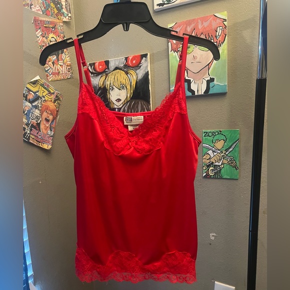 faded glory authentic red tank top - Picture 3 of 4